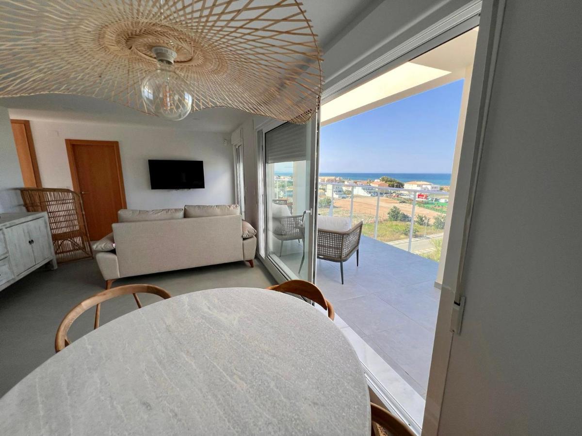 Beautiful Penthouse With Pool And Wonderful Beach View Oliva Eksteriør bilde
