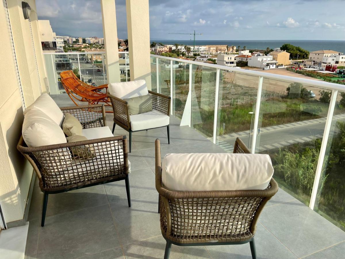Beautiful Penthouse With Pool And Wonderful Beach View Oliva Eksteriør bilde